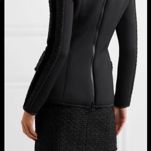 Brand New Alexander Wang Tweed Scuba Coat - Picture 2 of 8